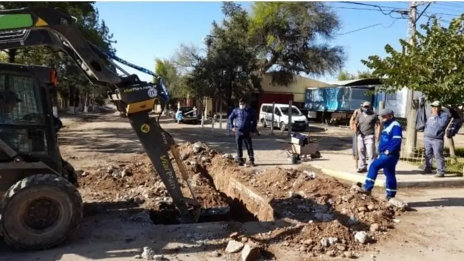 Se concluyó una nueva red de agua para Pampa Blanca