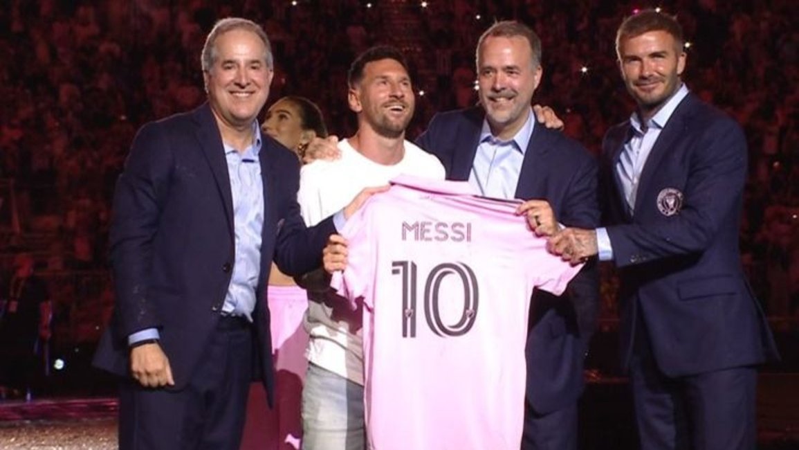 Messi fue presentado