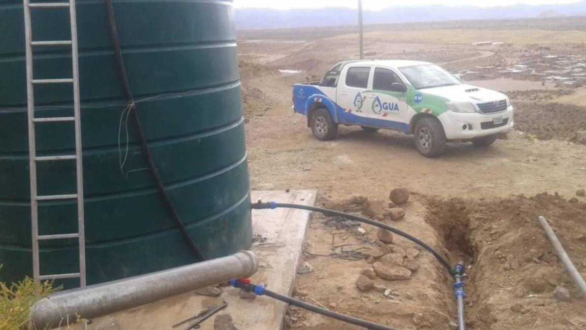 Agua Potable de Jujuy mejora el servicio en Huáncar