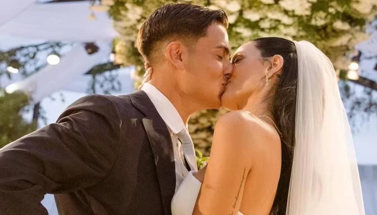 Oriana Sabatini y Paulo Dybala son marido y mujer: la primera foto tras su  casamiento, image size:1200x685