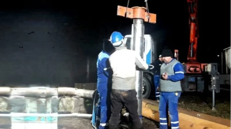 Exitoso cambio de bomba en el pozo Santa Cruz