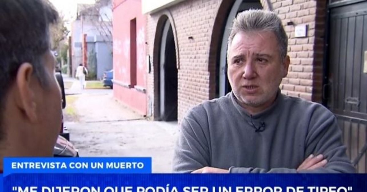 Fue a hacer un trámite y le dijeron que estaba muerto