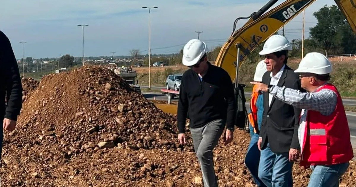 Avanza la construcción del nuevo puente sobre la Ruta Nacional Nº 66