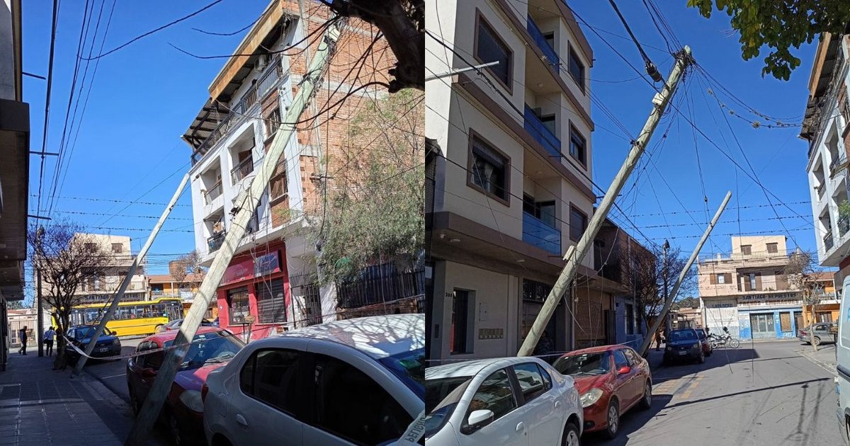 Equipos técnicos y Bomberos continúan trabajando tras los daños del viento Zonda