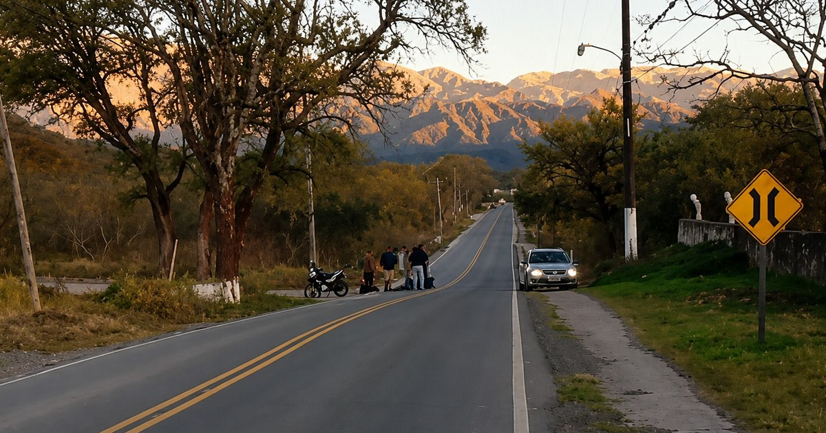 Choque de motos: un hombre hospitalizado tras fuerte impacto