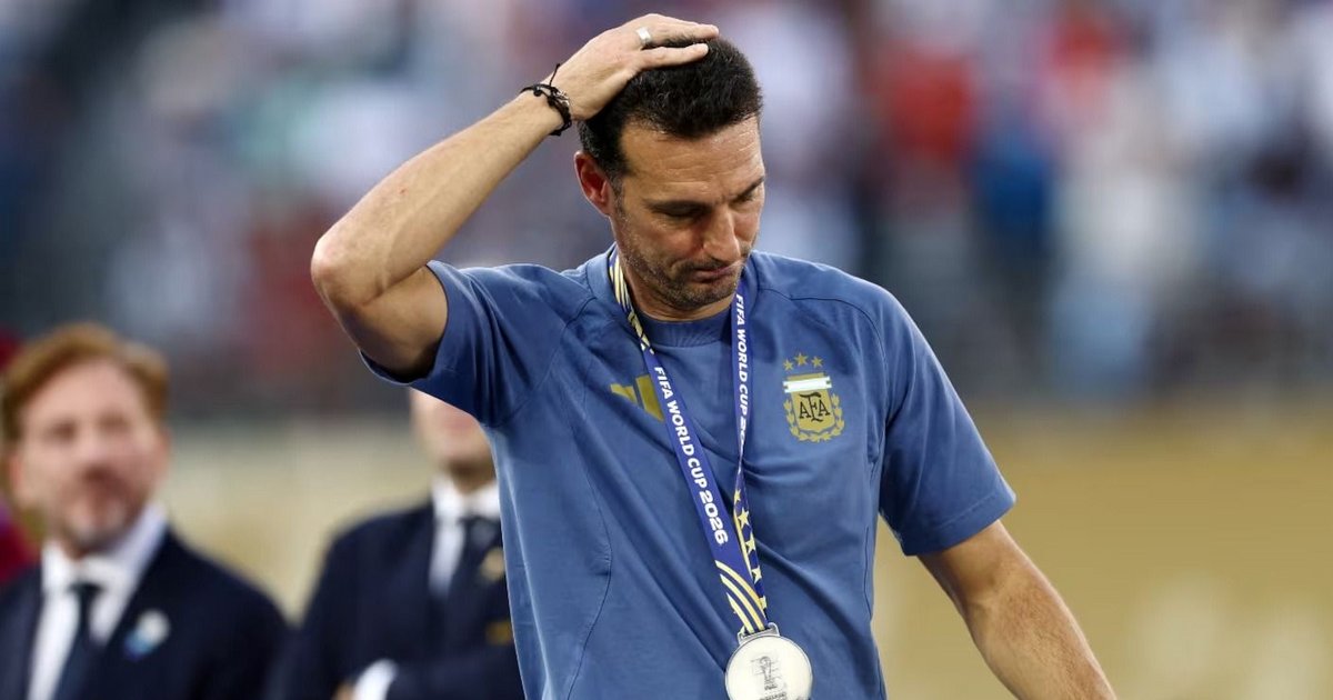 Lágrimas de Scaloni y un final que es inminente