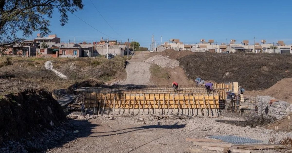Gran avance en obras de cuatro puentes alcantarilla
