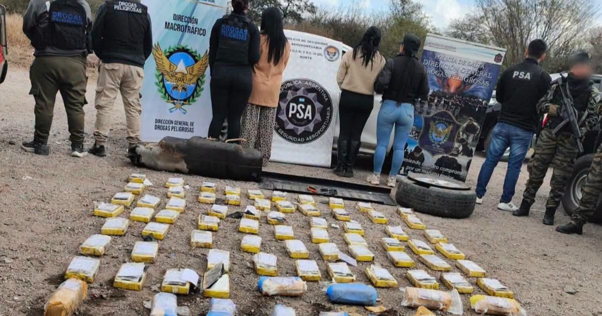 Desbaratan una organización narco y secuestran más de 190 kilos de cocaína