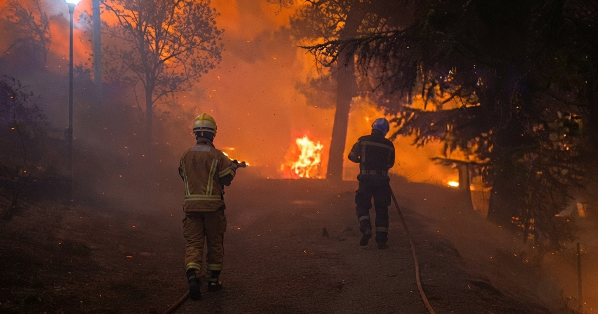 España: el Gobierno declaró la emergencia nacional por incendios forestales