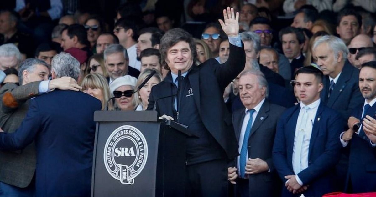 Milei prometió en la Rural un sector "radicalmente distinto" al conocido hasta hoy