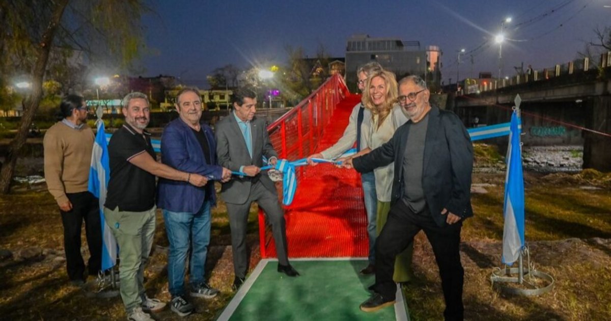 Inauguraron dos pasarelas nombradas en honor a Manuel Pérez y Néstor Groppa