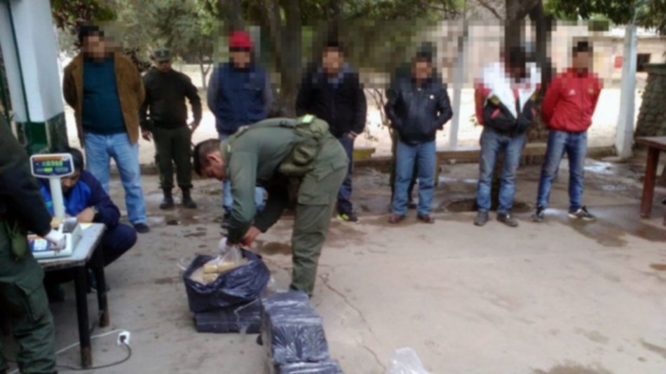 Gendarmería decomisó 100 kilos de marihuana