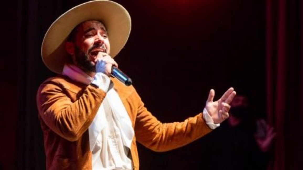 Lázaro Caballero, en la 2° Serenata a San Roque