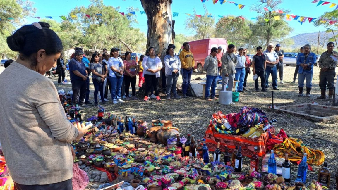 Ofrendas en la Pachamama comunitaria
