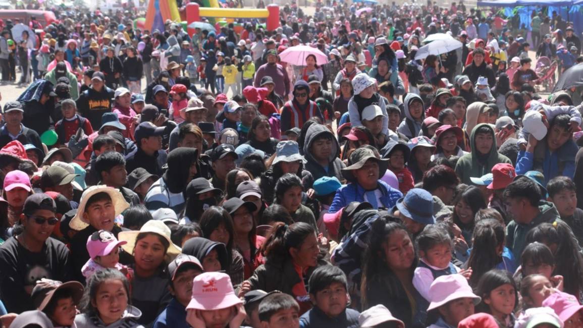 Multitudinario festejo por el Día del Niño en La Quiaca