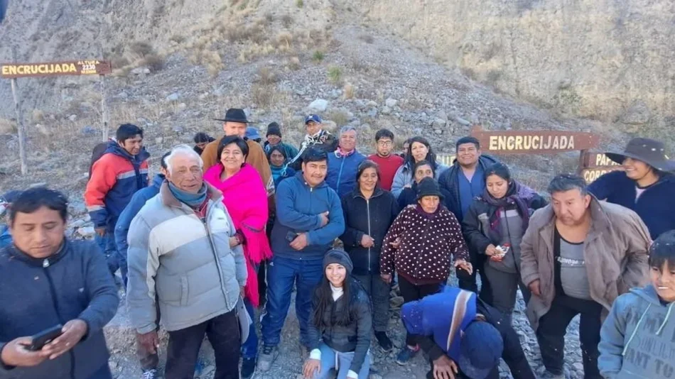Comunidades ofrendaron a la pachamama en Encrucijada