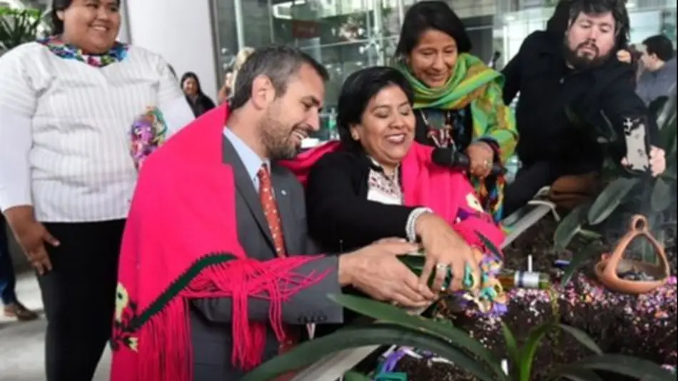 Homenaje a la Pachamama en el Congreso Nacional