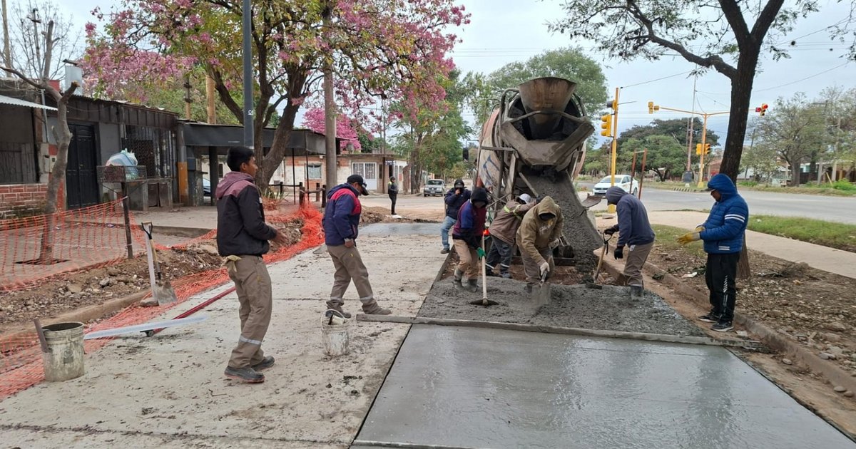 San Pedro: última etapa de pavimentación en colectora