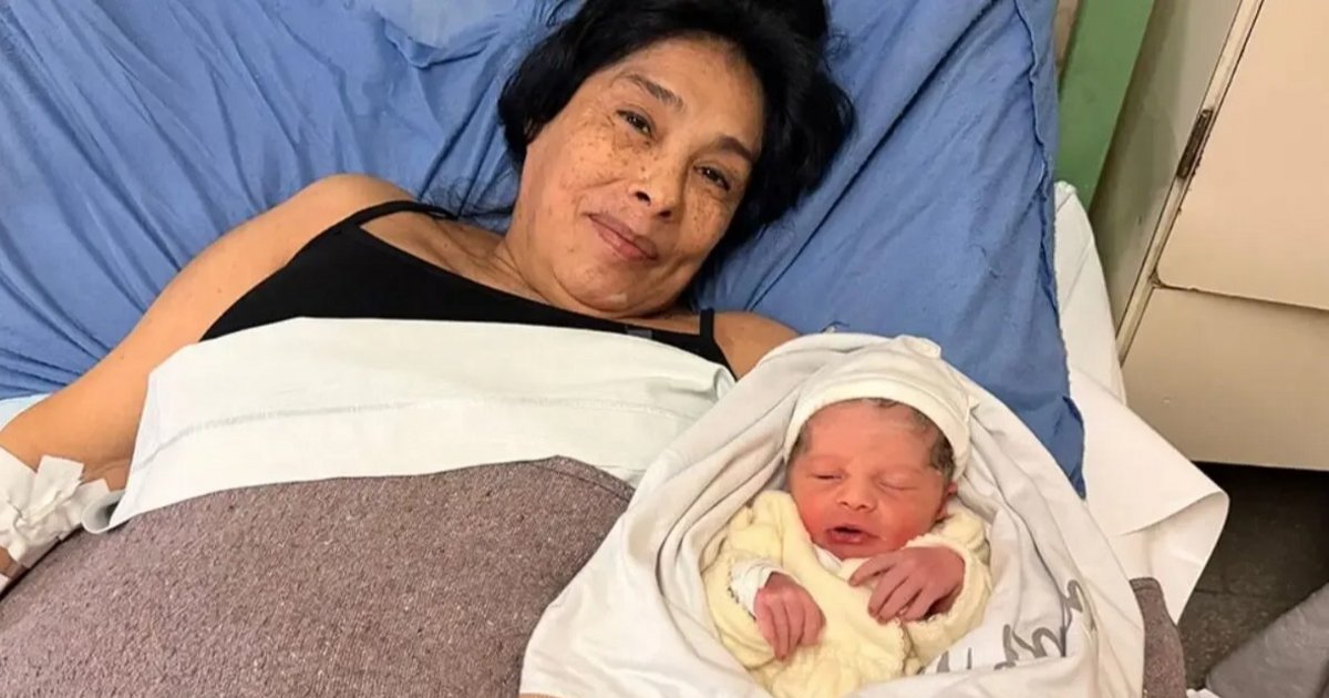 Mabel fue madre por primera vez a los 62 años