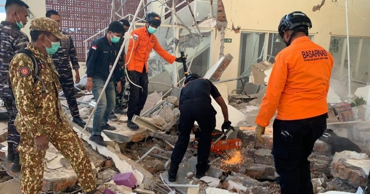 Potente terremoto en Indonesia: hasta el momento se reportaron 38 muertos