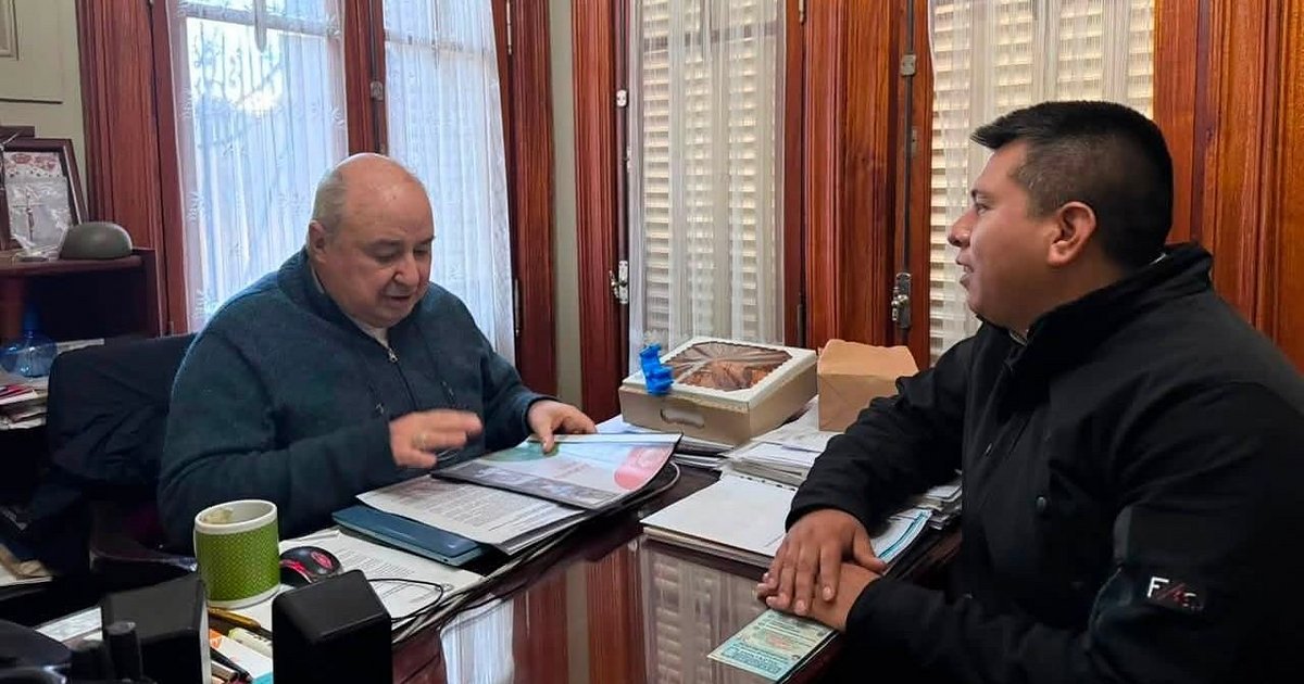 Baquera acordó una agenda de trabajo con el obispo Fernández