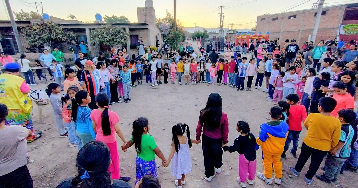 Gran festejo en un barrio sampedreño