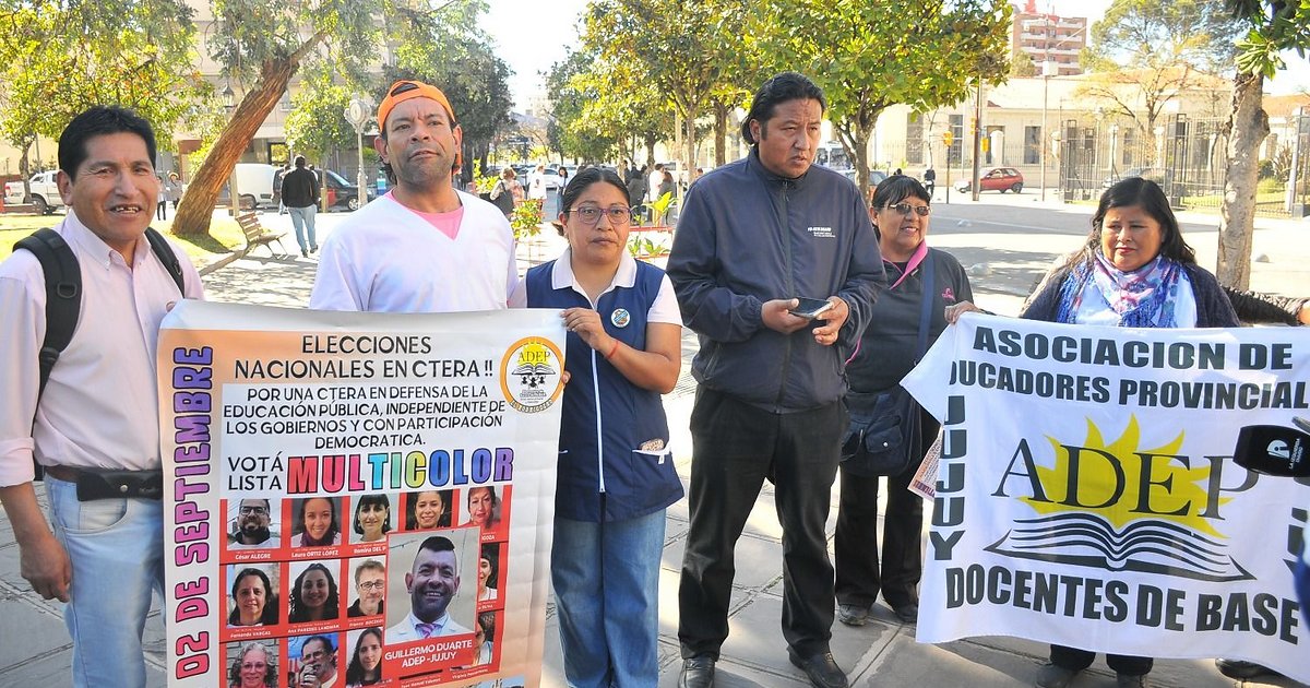 Docentes jujeños se preparan para las elecciones de Ctera