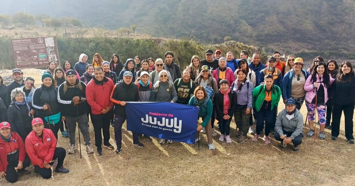 Se realizó el trekking Cascada de Santuyoc