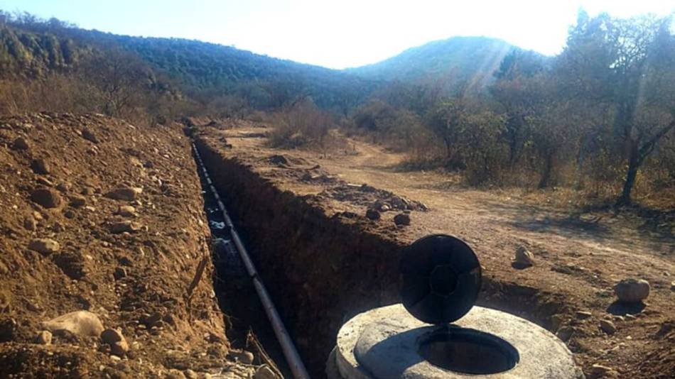 Obra de cloacas en La Almona con avance del 75% 