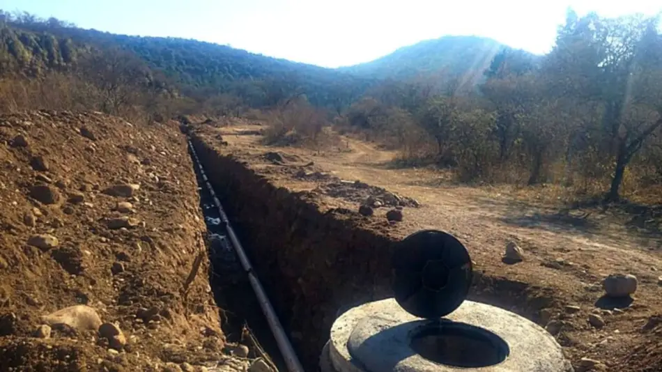 Obra de cloacas en La Almona con avance del 75% 