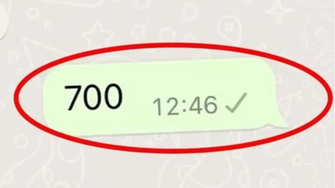 WhatsApp: ¿qué significa si recibís el número 700?