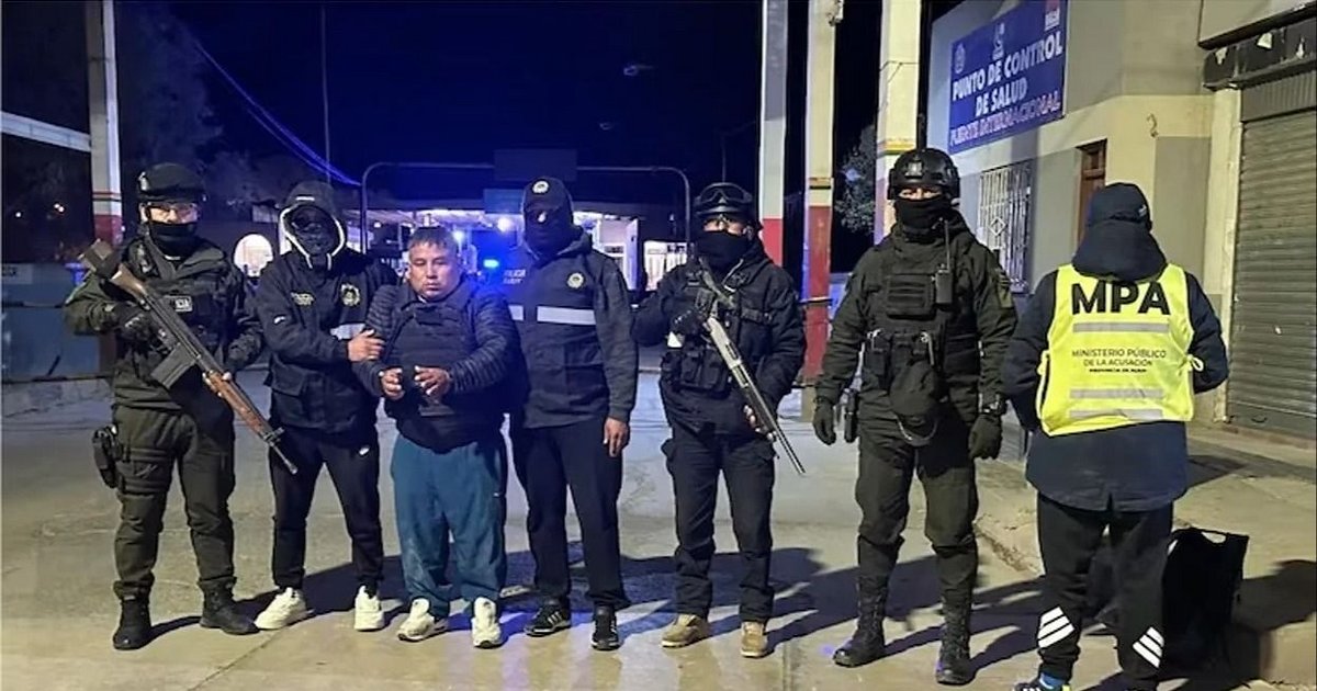 El detenido por el triple crimen será trasladado a San Salvador de Jujuy