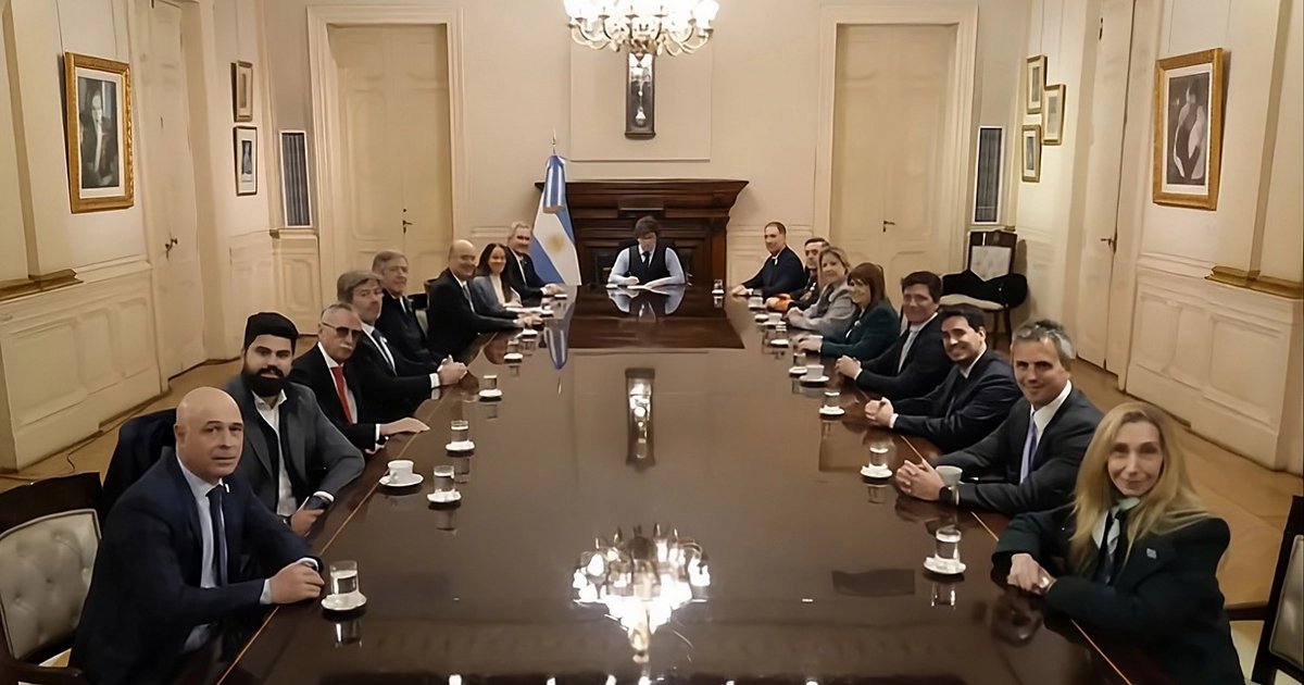 Con eje en los indicadores económicos y la causa Malvinas, Javier Milei reunió a su gabinete