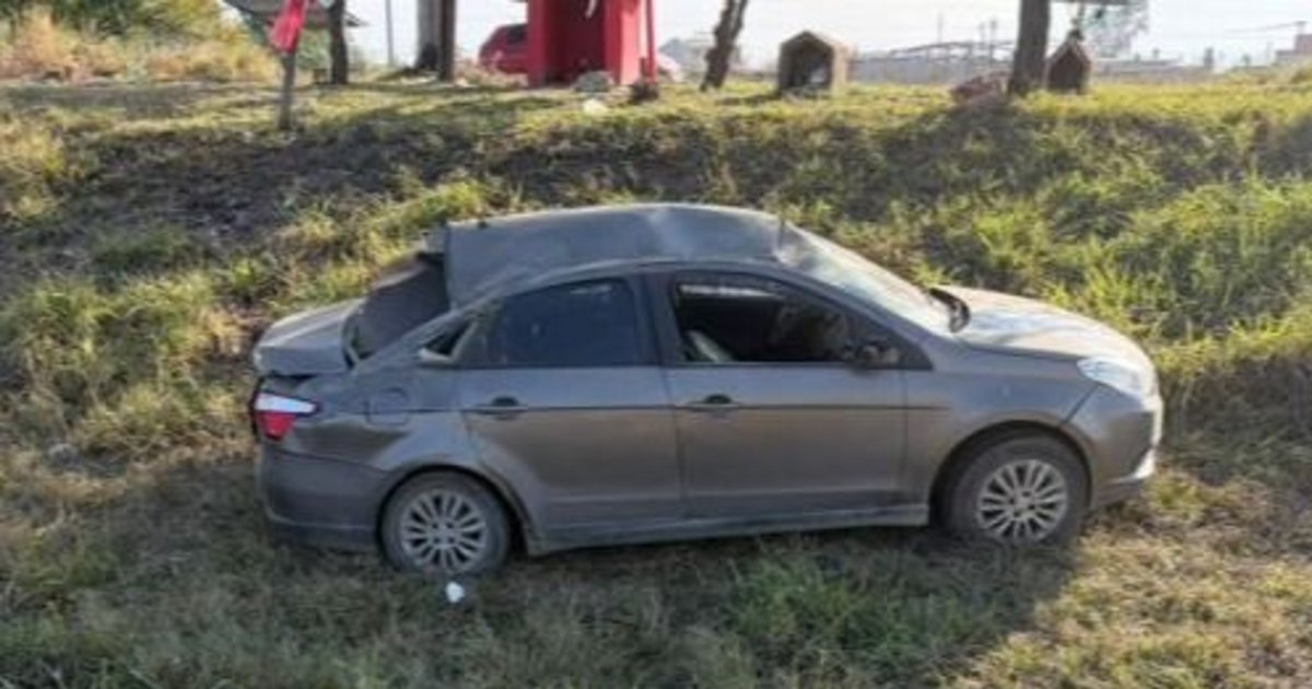 Vuelco de un automóvil en la RN 66 dejó tres personas con heridas leves