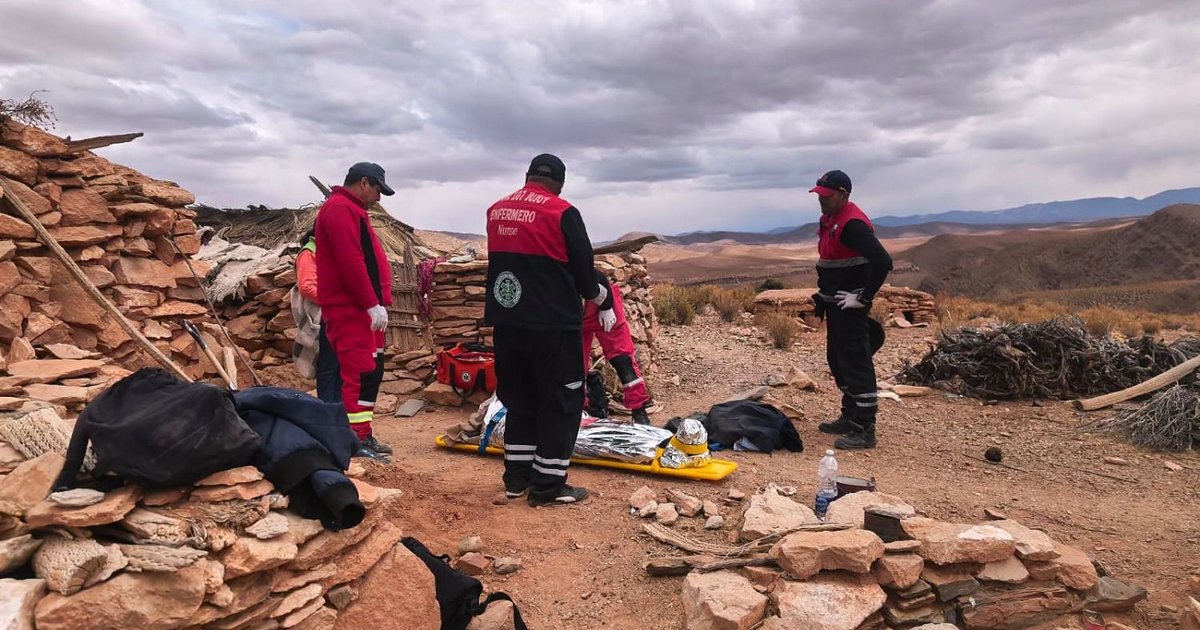 Rescataron a una mujer de 75 años en Barrancas