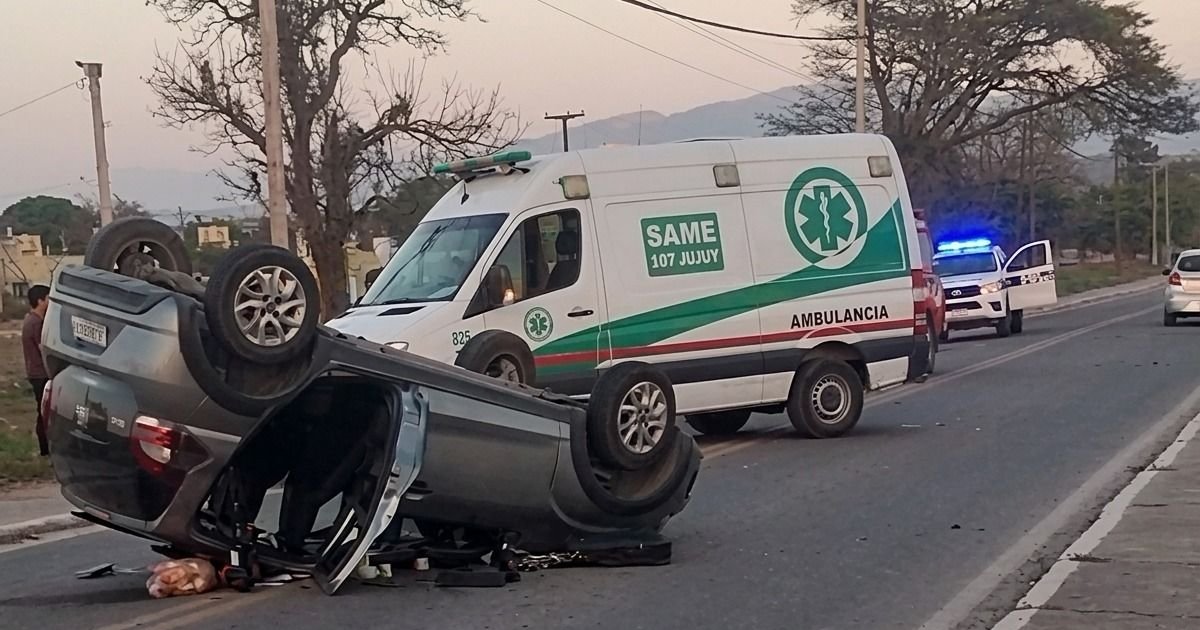 Siniestro vial en San Pedro