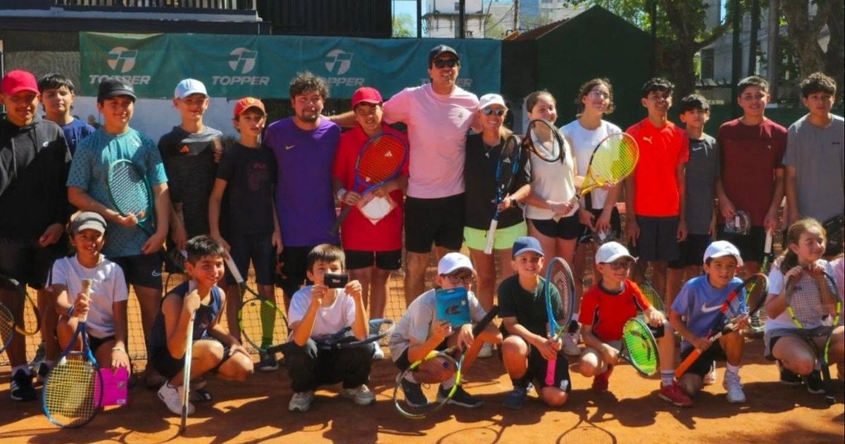 Berlocq y una exitosa clínica en Jujuy