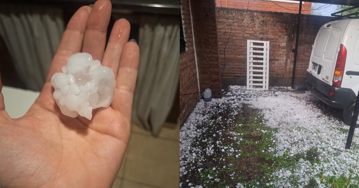 Tormentas y granizo provocaron daños en Córdoba