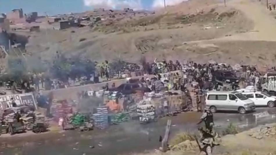VIDEO. Enfrentamientos entre la policía y contrabandistas en la frontera con La Quiaca