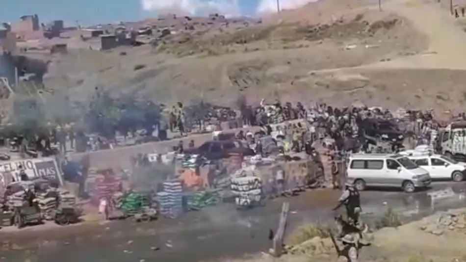 VIDEO. Enfrentamientos entre la policía y contrabandistas en la frontera con La Quiaca