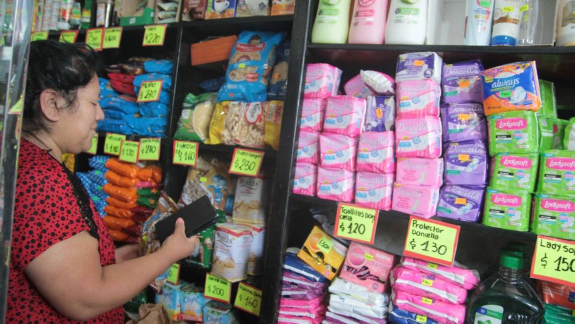Bajó el consumo de alimentos en negocios y minimercados