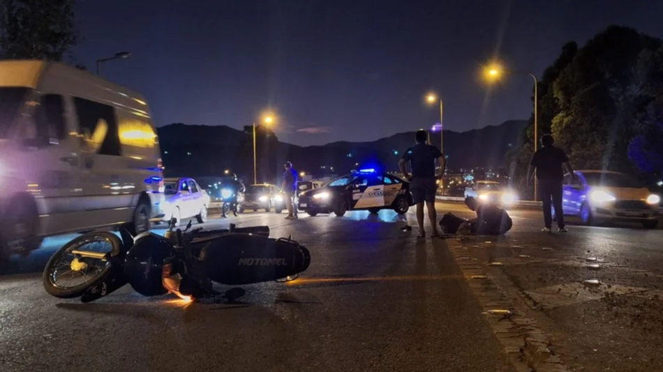 Siniestro vial en acceso sur de la capital 