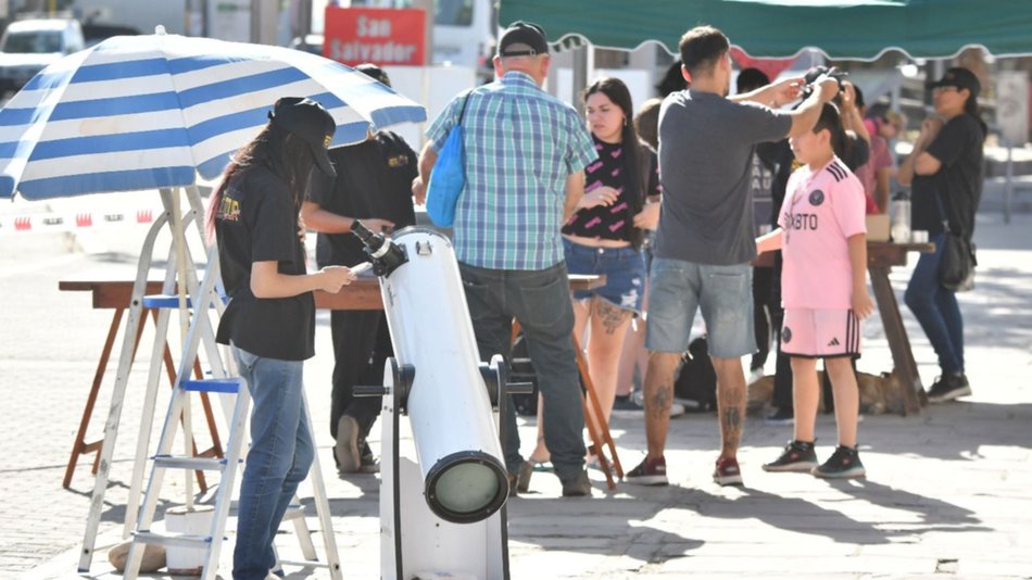 Jornada muy calurosa en la que se vivió el eclipse de sol