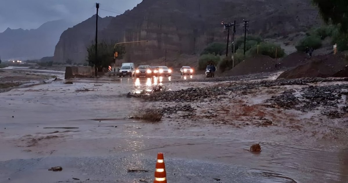 Tormentas en Tilcara causaron desbordes de ríos y cortes en la Ruta 9