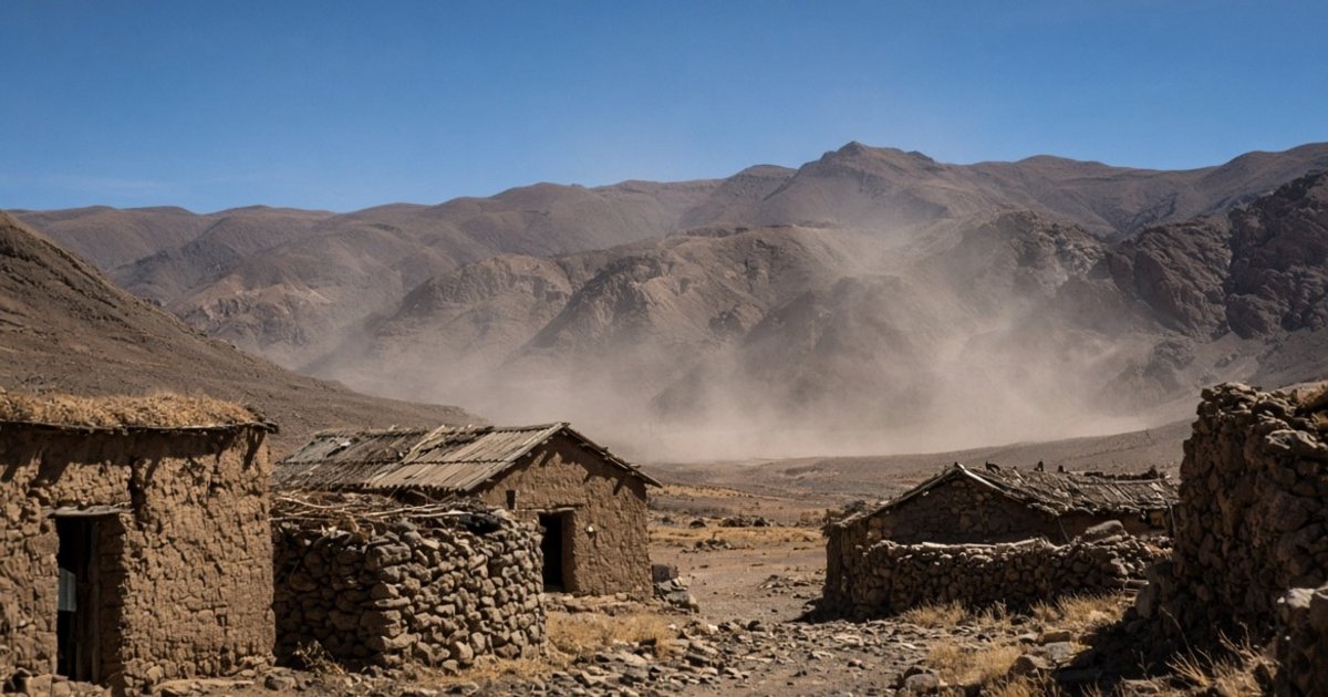 Alerta amarilla por fuertes vientos en la Puna y la Cordillera