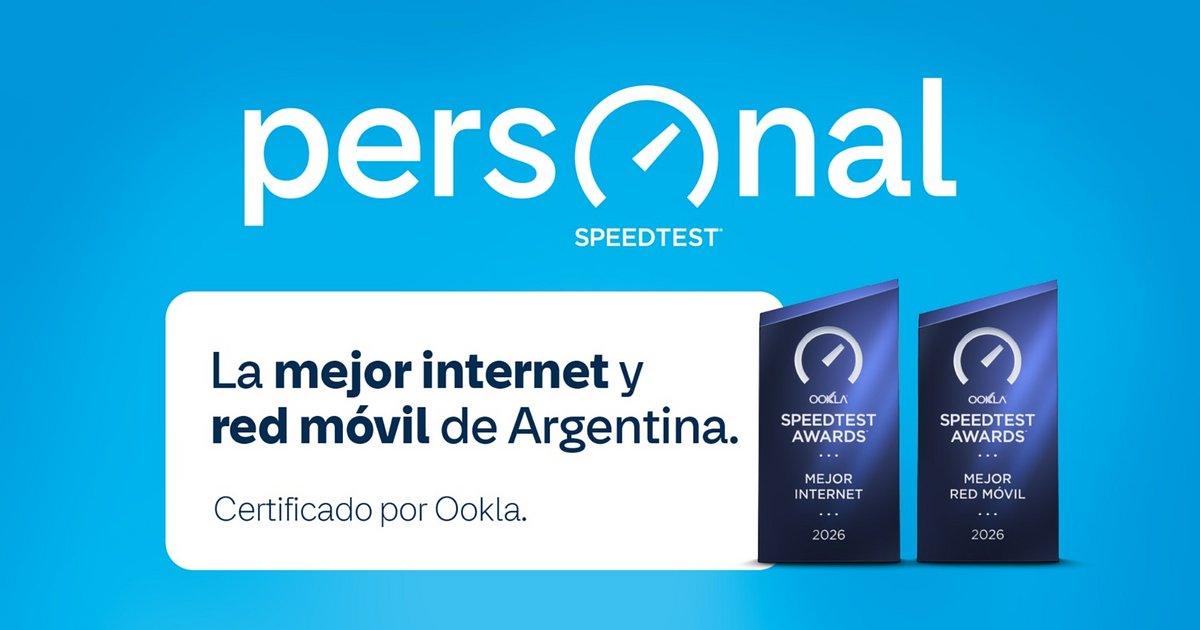 Personal recibe el premio a la mejor conexión a internet y red móvil