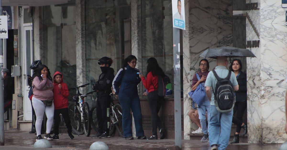 Sábado con lluvias todo el día