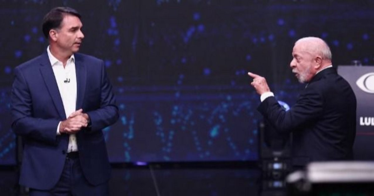 Corrupción e inseguridad marcaron el primer debate entre Lula y Flávio Bolsonaro