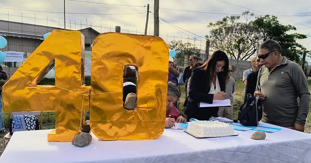 Alto Comedero celebró 40 años de historia con un acto vecinal