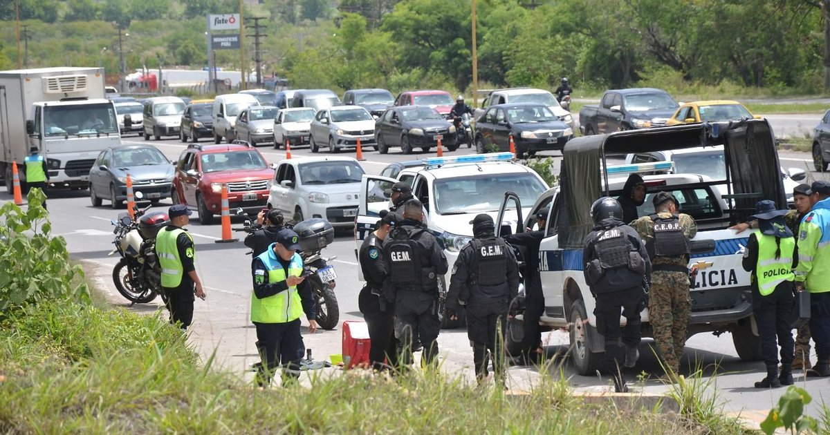 Protagonizaron una temeraria persecución y fueron detenidos